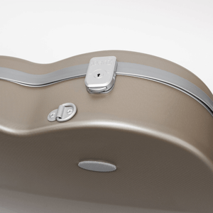 Bam Supreme L'opera Contoured Viola Case Champagne - Silver Seal