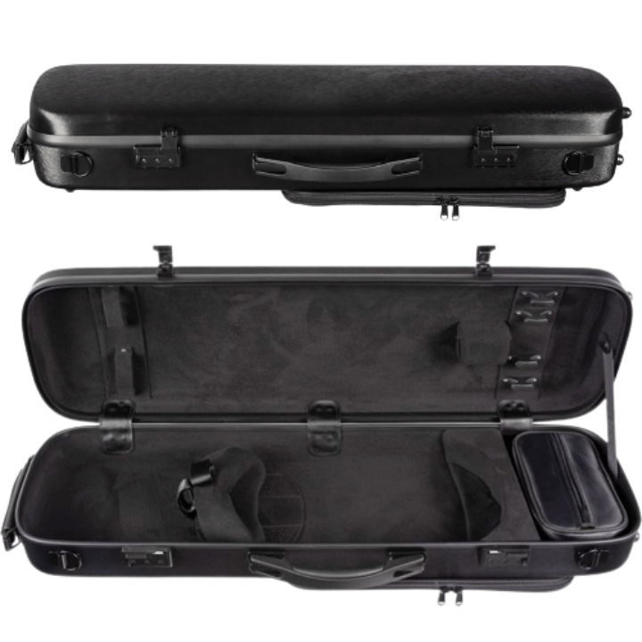 Howard Core CC450 Scratch-Resistant Violin Case Solid Black
