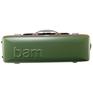 Bam Graffiti Hightech Oblong Violin Case Green/Orange