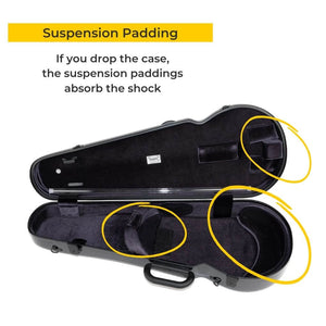 Bam Hightech Contoured Viola Case Suspension Padding