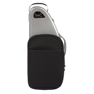 Bam La Defense Alto Sax Case Brushed Aluminum With Pocket