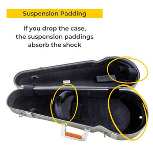 Bam La Defense Contoured Viola Case Suspension Padding