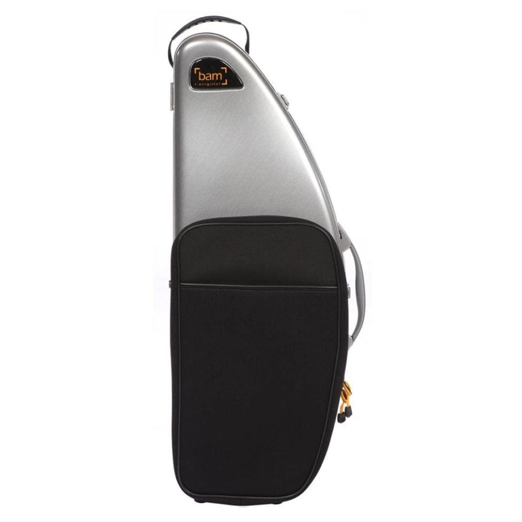 Bam La Defense Hightech Tenor Sax Case Brushed Aluminum With Pocket