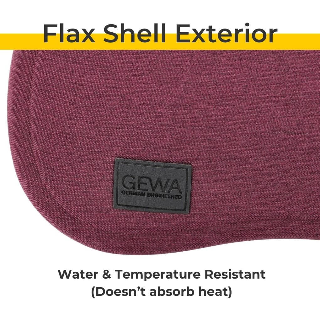 Gewa Bio-A Shaped Violin Case Flax Shell Exterior