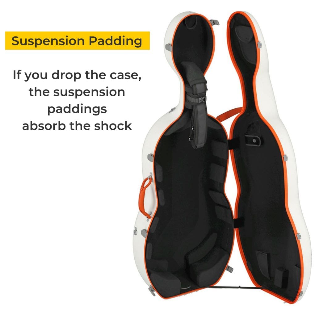 Gewa Pure Fun Cello Case Interior Paddings