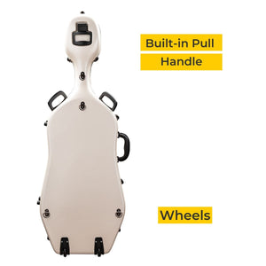 J.W. Eastman CACL18P Fiberglass Cello Case Wheels
