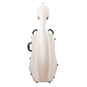 J.W. Eastman CACL18P Fiberglass Cello Case White