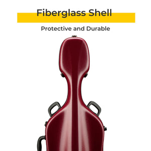 J.W. Eastman CACL18P Fiberglass Cello Case