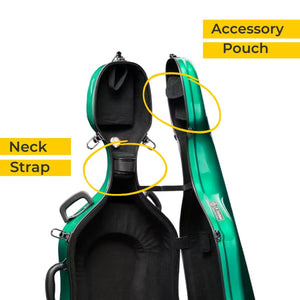 J.W. Eastman CACL28 Fiberglass Cello Case Interior