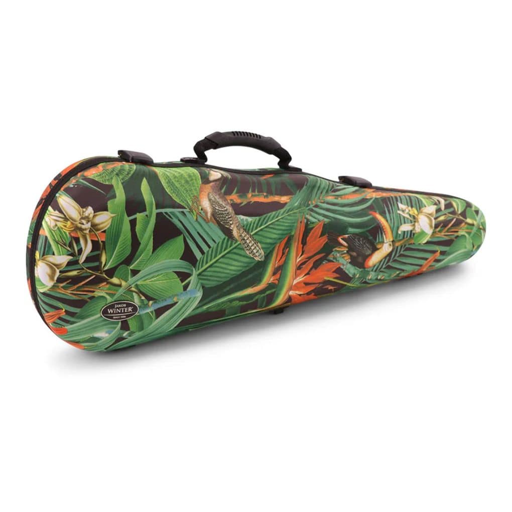 Jakob Winter Greenline Contoured Violin Case Jungle