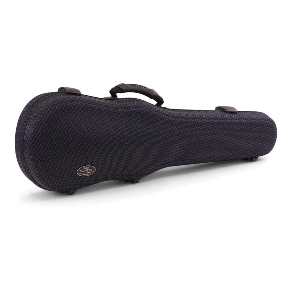Jakob Winter Greenline Shaped Violin Case Carbon Blue