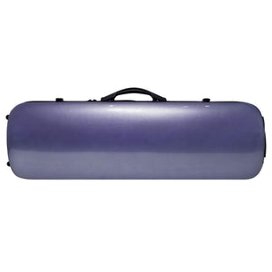 Molto Classic Oblong Violin Case Checkered Blue