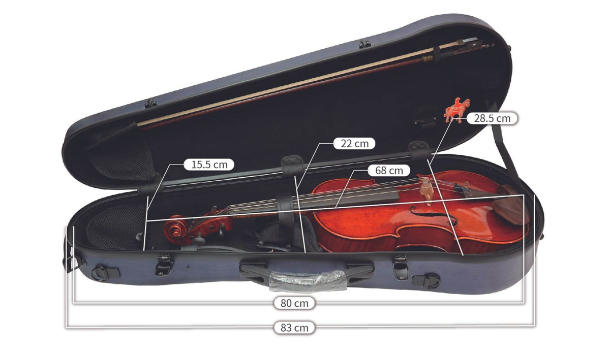 Molto Neo shaped viola case interior measurements