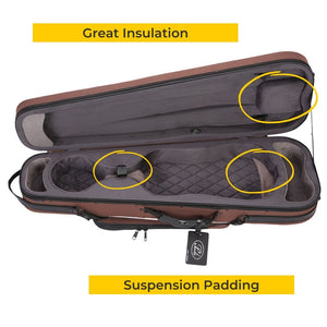 Pedi Superlite Pro Violin Case Interior and Insulation