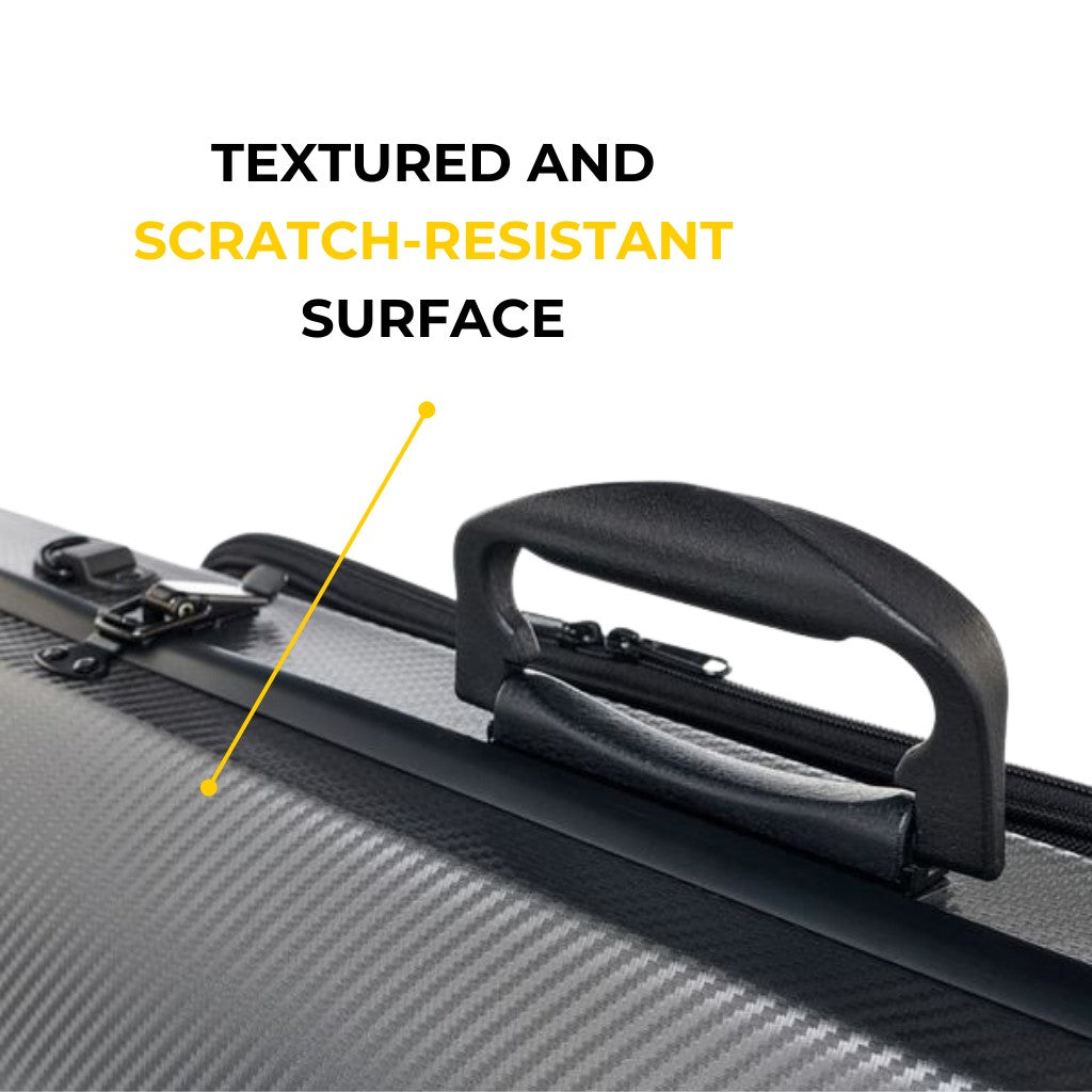 Gewa Pure Violin Case textured polycarbonate shell