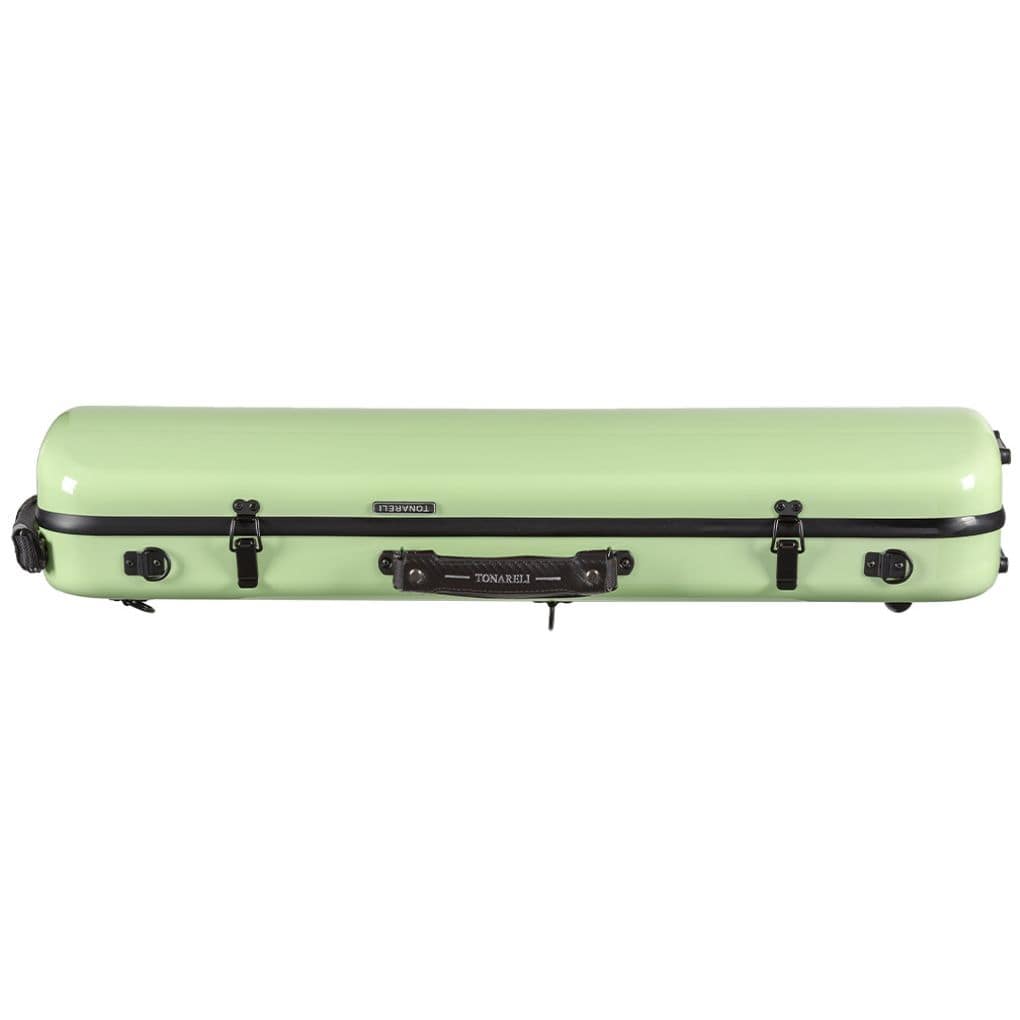 Tonareli Oblong Violin Case Lime Green