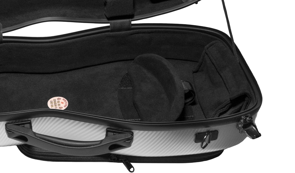 Molto Cello-Shaped viola case with space for a shoulder rest