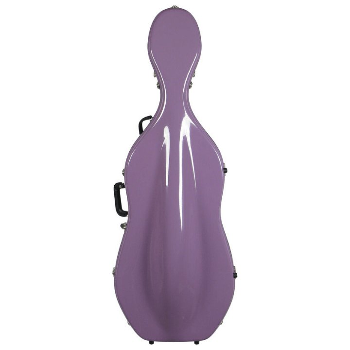 Bobelock 2002 Purple Fiberglass Cello Case No Wheels