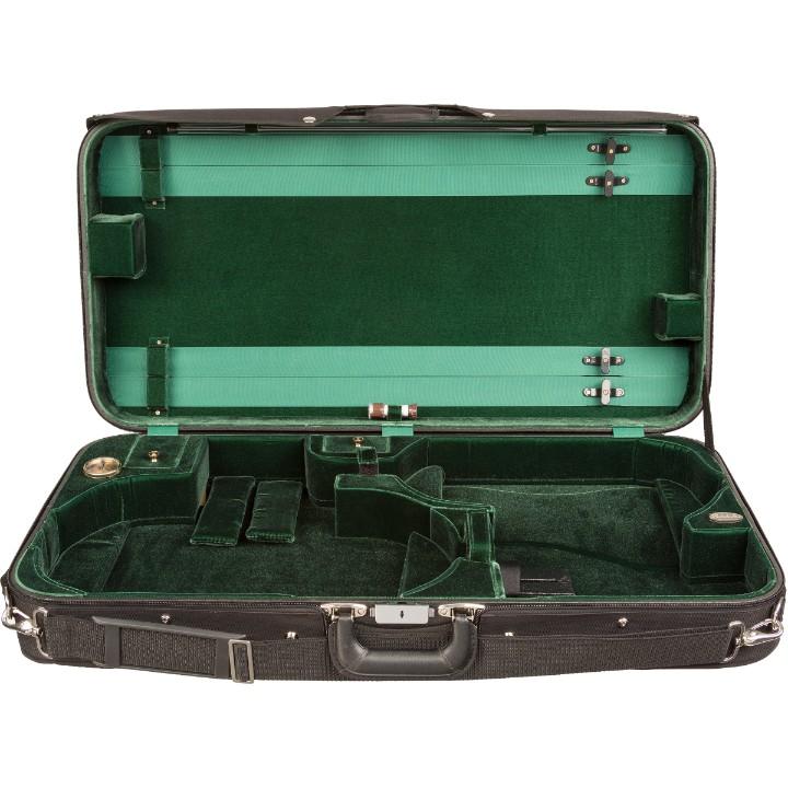 Bobelock 1023 Green Velvet Violin / Adjustable Viola Case