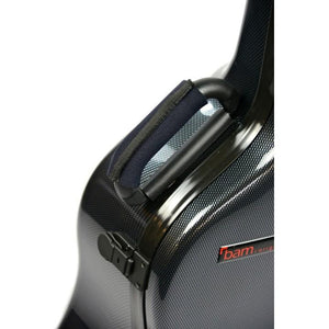 Dreadnought Black Carbon Look Guitar Case