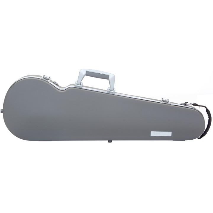 Bam Panther Grey Contoured Violin Case - Front