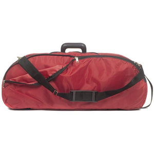 Bobelock 2048 Red Fiberglass Half Moon Viola Case - Travel Cover