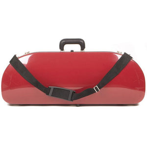 Bobelock 2048 Red Fiberglass Half Moon Viola Case