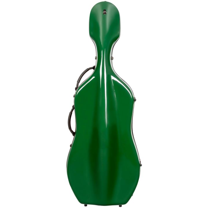 Howard Core Fiberglass Cello Case Green
