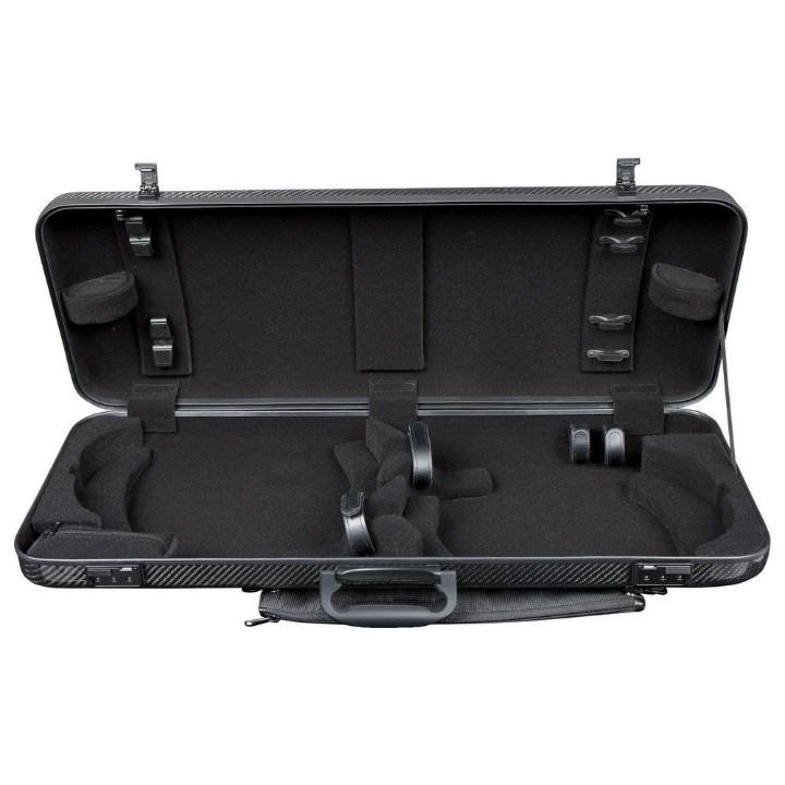 Carbon fiber Double Violin Case