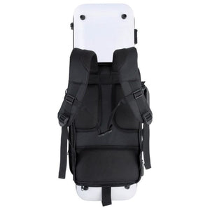Gewa Oblong Violin Case Black Rucksack - Back