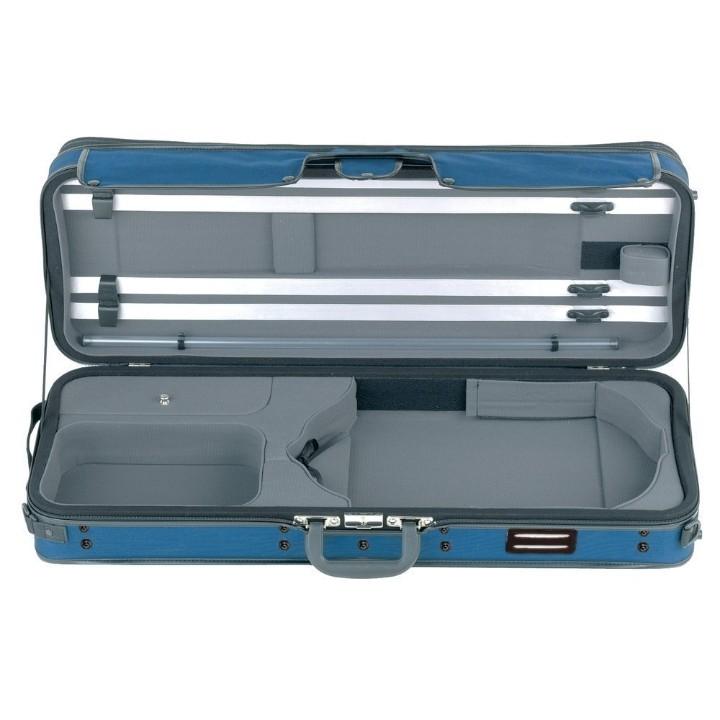 blue adjustable viola case lightweight