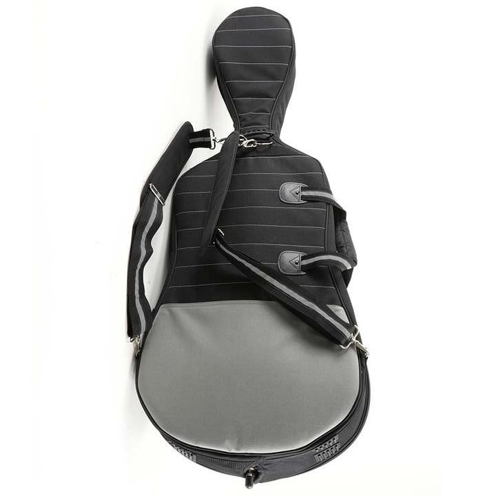Black/ Grey Jakob Winter Soft Cello Case- Back