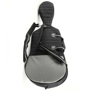 Black/ Grey Jakob Winter Soft Cello Case- Back