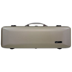 Bam Supreme Hightech Oblong Violin Case Champagne - Black Seal