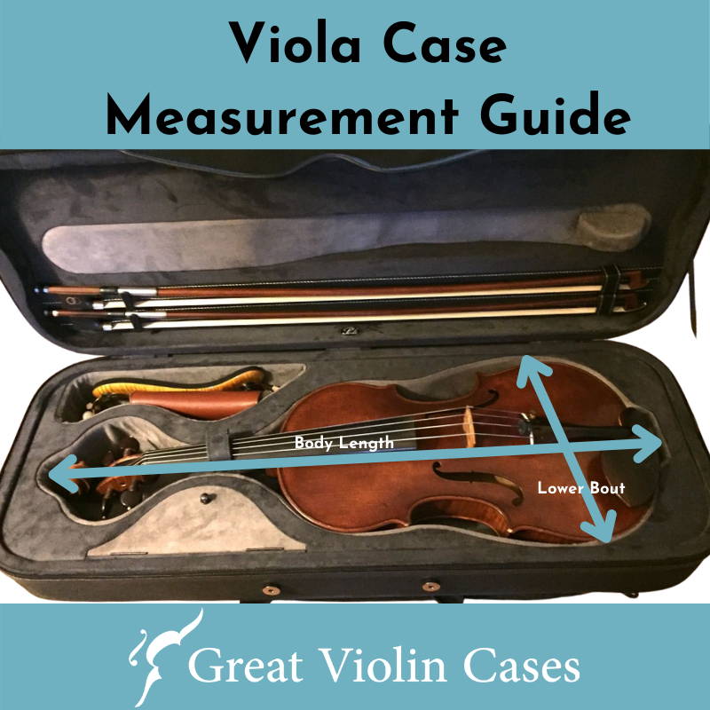 talentfulde Lære Modregning Viola Case Measurement Guide - Great Violin Cases