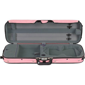 Bobelock 16002 Puffy Oblong Violin Case Pink