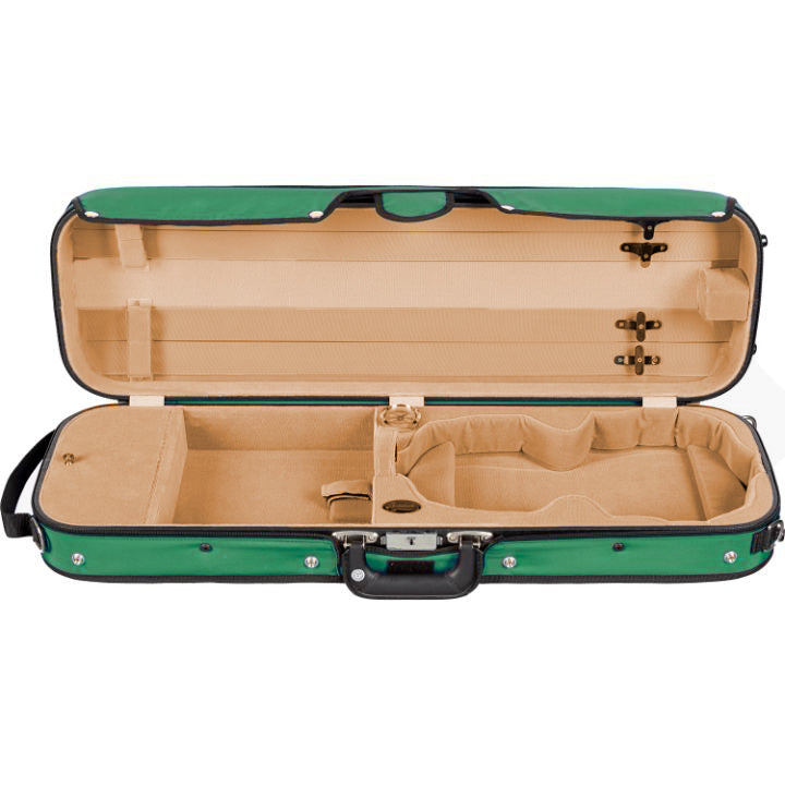 Bobelock 16002 Puffy Oblong Violin Case Green