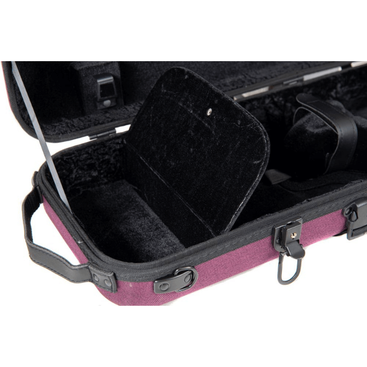 Gewa Bio-A Oblong Violet Violin Case with Pocket