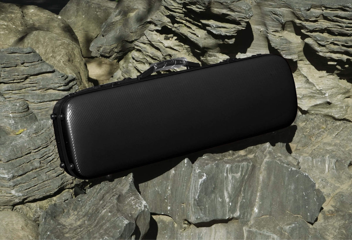 Molto Classic oblong violin case in black