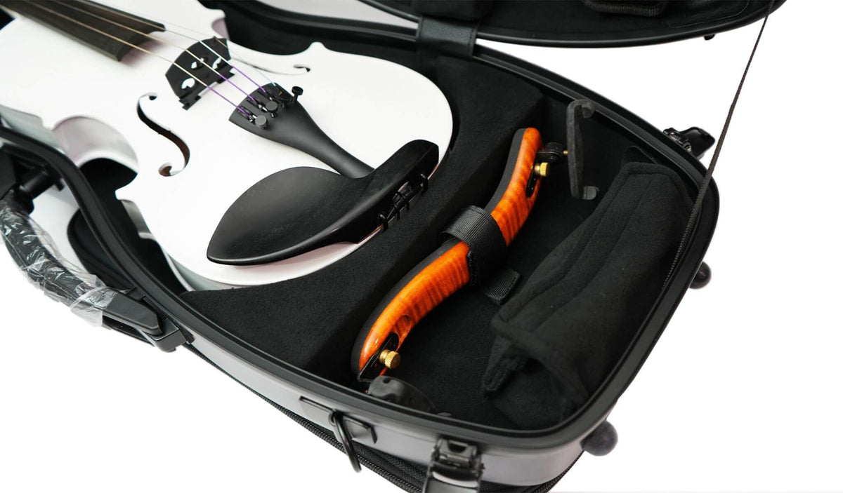 Molto Harmony cello-shaped violin case with space for a shoulder rest