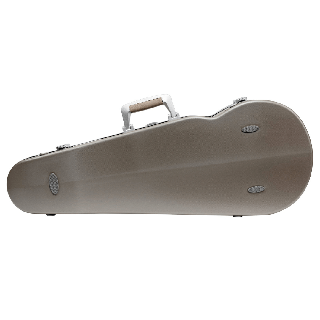 Bam Supreme L'opera Contoured Viola Case Champagne - Silver Seal