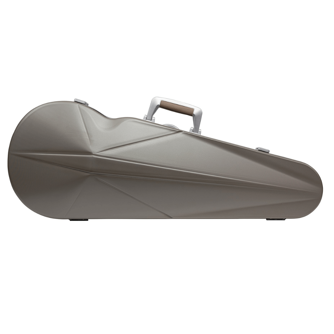 Bam Supreme L'opera Contoured Viola Case Champagne - Silver Seal