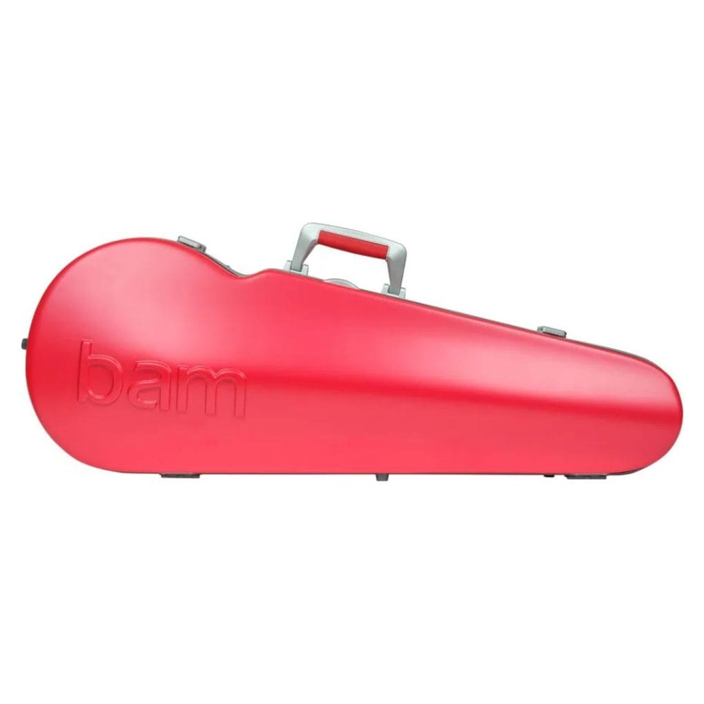 Bam Graffiti Hightech Contoured Viola Case Raspberry Red/Silver