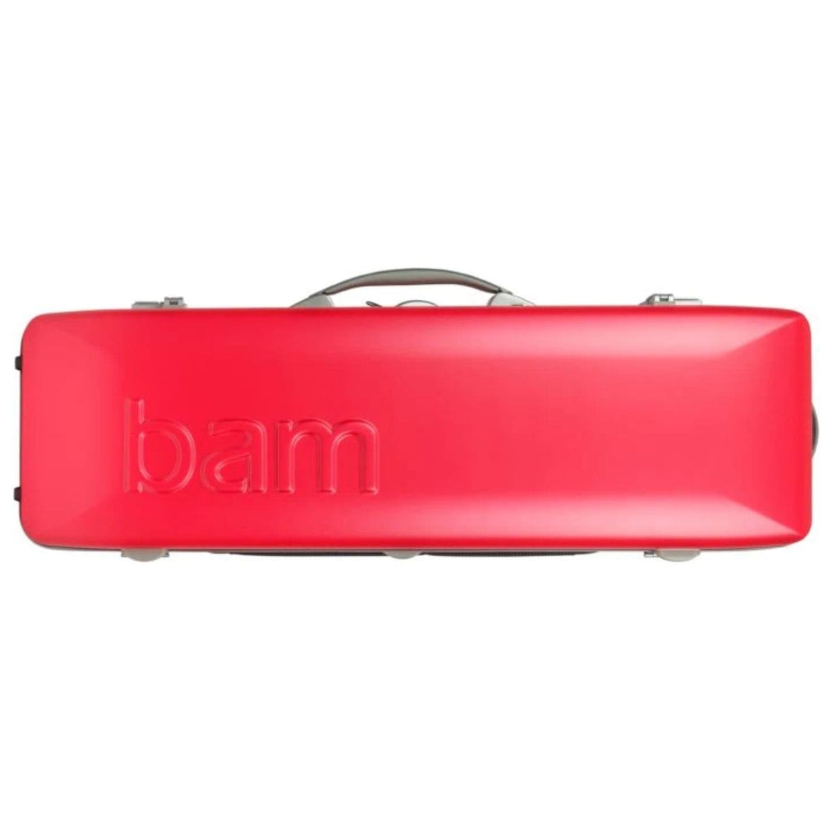 Bam Graffiti Hightech Oblong Violin Case Raspberry Red/Silver