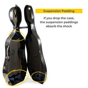 Bam Hightech 3.5 Cello Case Suspension Padding