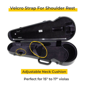 Bam Hightech Contoured Viola Case Adjustable Neck Cushion