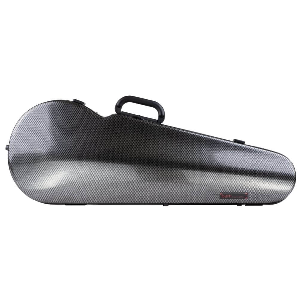 Bam Hightech Contoured Viola Case Silver Carbon