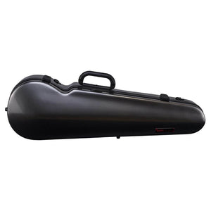 Bam Hightech Contoured Violin Case Silver Carbon