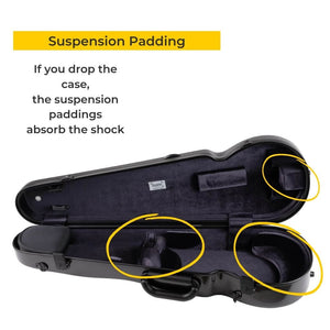 Bam Hightech Contoured Violin Case