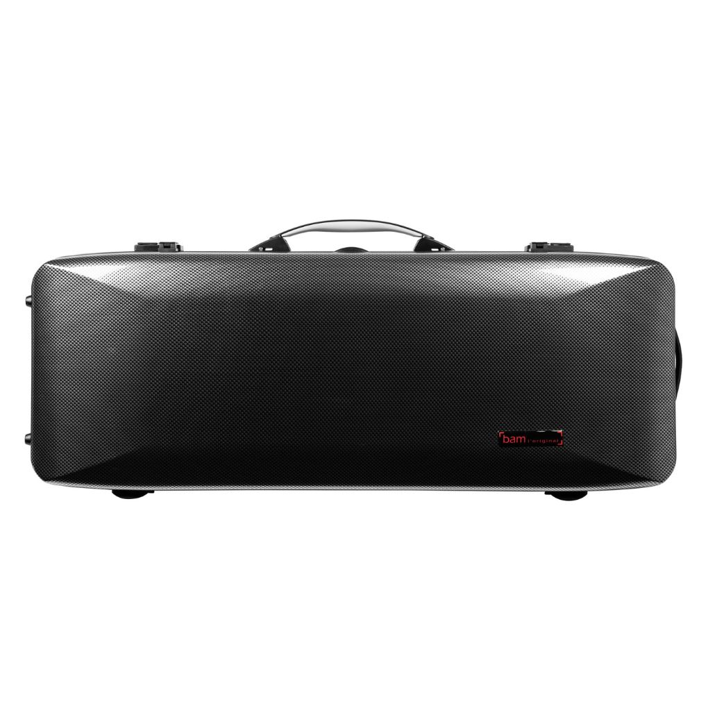 Bam Hightech Oblong Viola Case Silver Carbon
